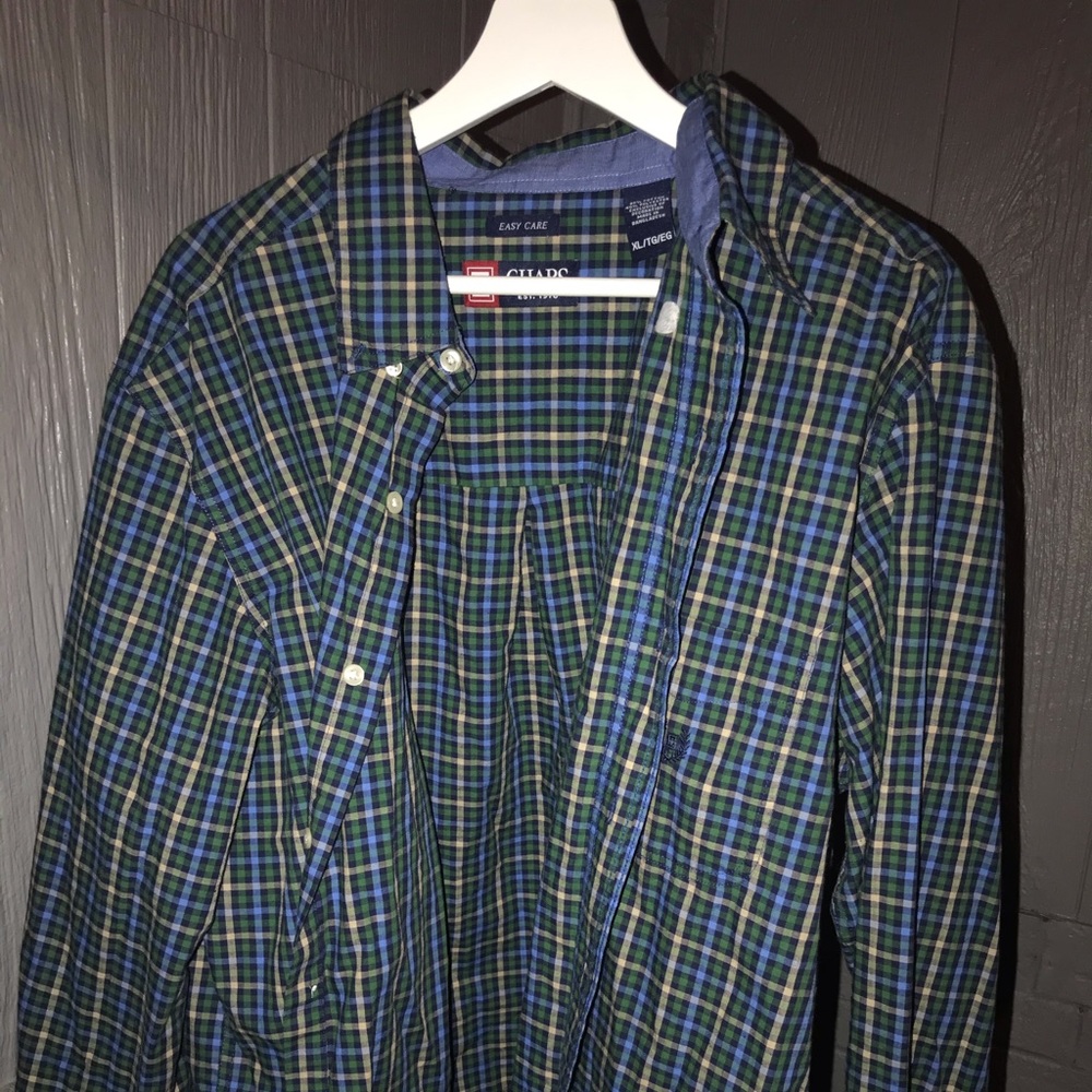 Chaps Green/Blue Flannel
